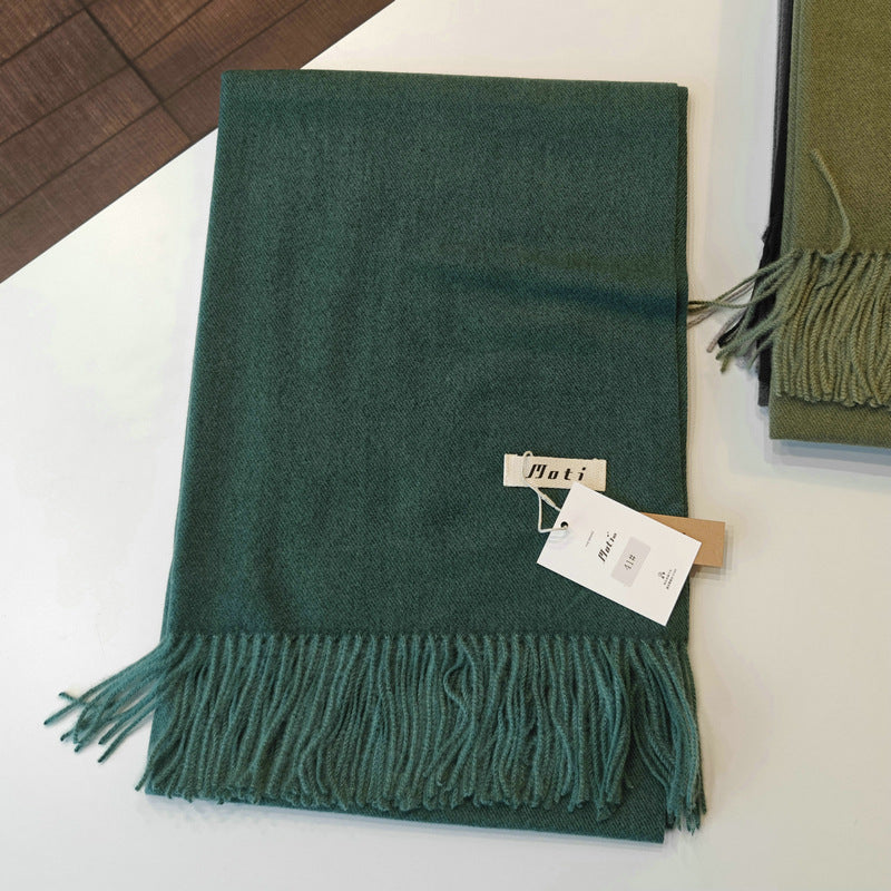 Women's Gram Solid Color Artificial Cashmere High Scarfs