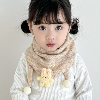 Children's Towel Color Polka Dot Pattern Double Scarfs