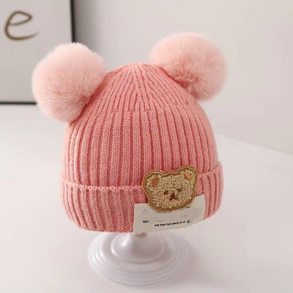 Super Cute Boy Woolen Knitted Warm Kids' Headwear