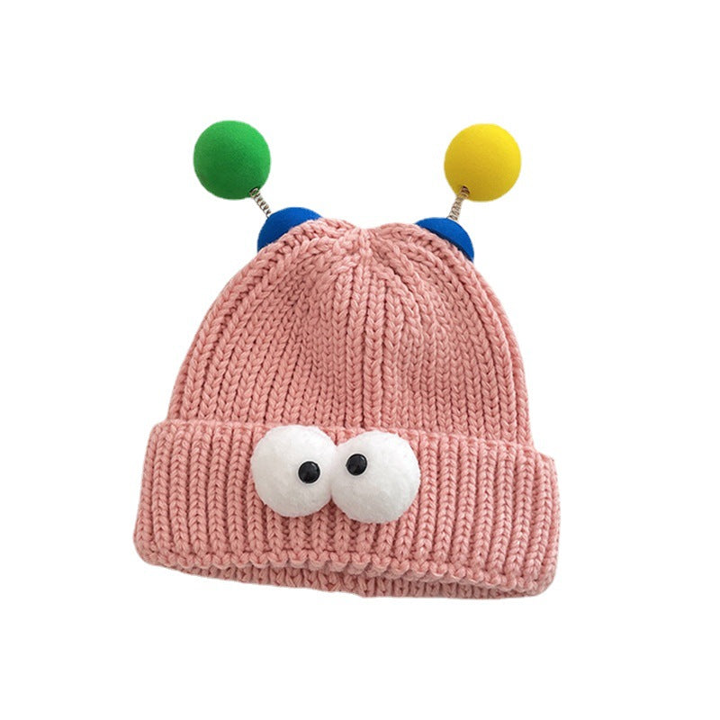 Male Female Cute Warm Beanie Hat Kids' Headwear