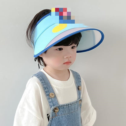 Children's Summer Hat Sun Protection Fashion Topless Kids' Headwear