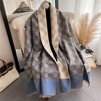 Women's Winter Fashionable Korean Thick Warm High-grade Scarfs