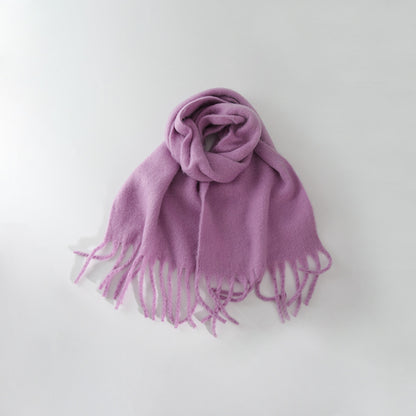 Women's Z's Macaron Solid Color Artificial Cashmere Winter Scarfs