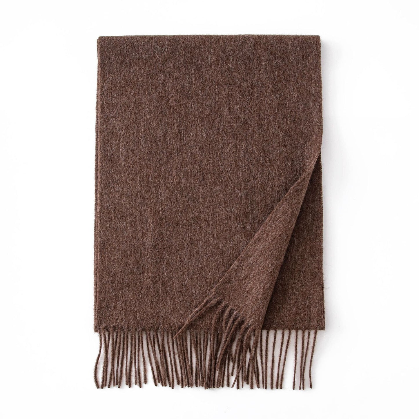 Women's Wool Solid Color Thickened Warm Shawl Scarfs