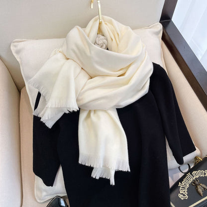 Women's Classic Pure Color Warm Keeping Fashion Scarfs