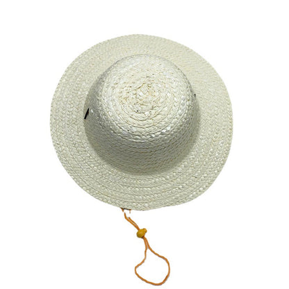 Children's Wheat-straw Hat Environmental Protection Boys Beach Kids' Headwear