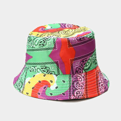 Women's & Men's Paisley Fisherman Hat Double-sided Fashion Sun Hats & Caps