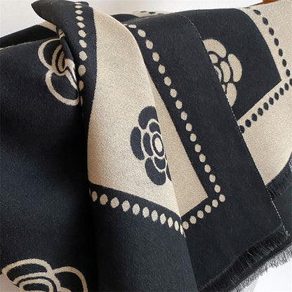 Winter High Sense Thick Warm Air Conditioning Scarfs