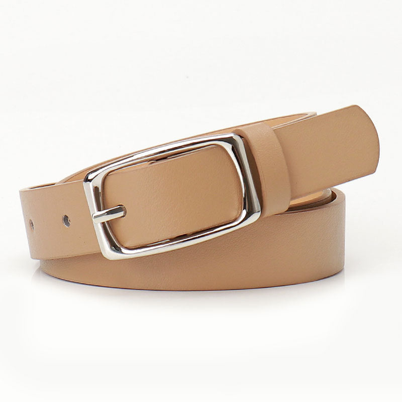 Women's Korean Style Trendy Wild Pin Buckle Belts