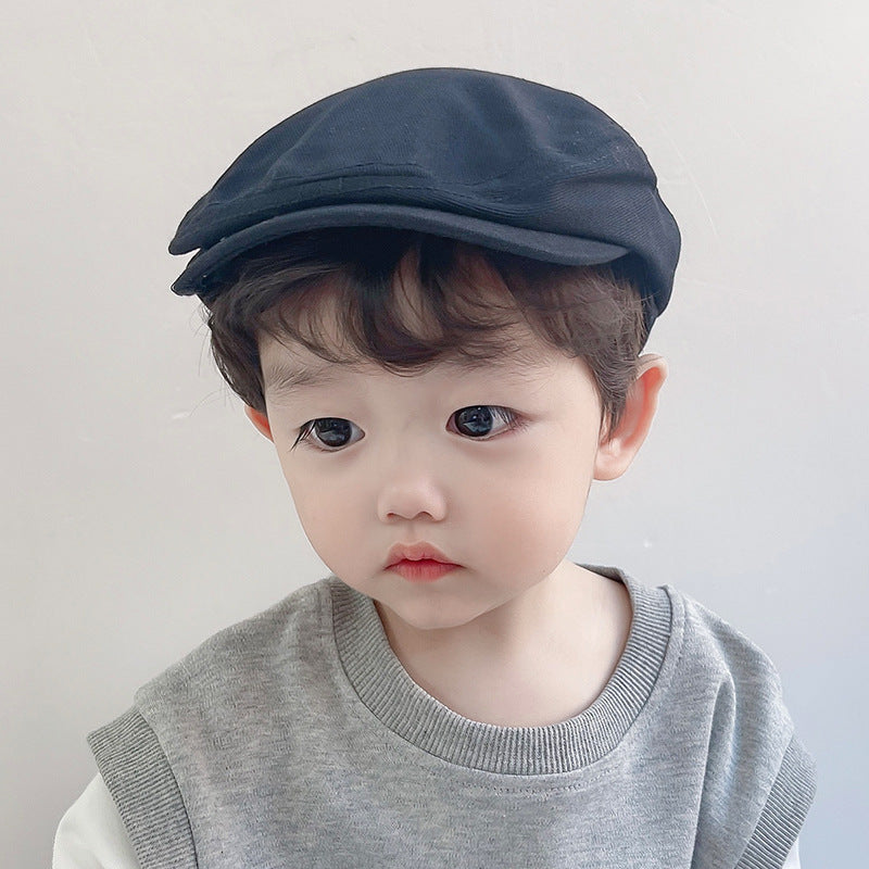 Children's Hat Fashion Korean Style Solid Color Kids' Headwear