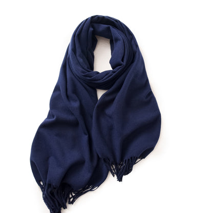 Women's Color Shawl High-grade Warm Korean Style Scarfs