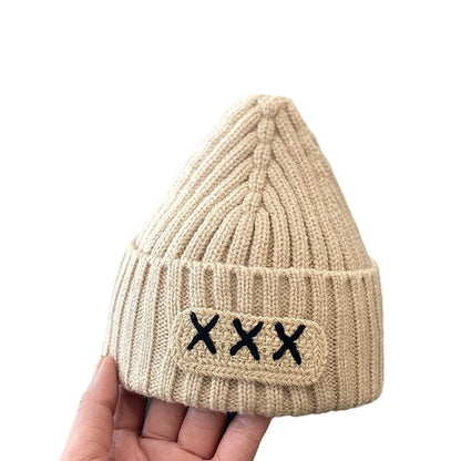 Hat Infant Woolen Warm Knitted Boys Kids' Headwear