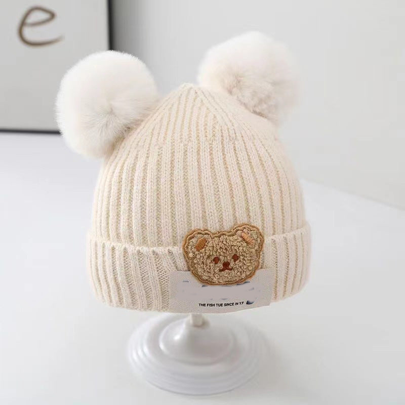 Super Cute Boy Woolen Knitted Warm Kids' Headwear