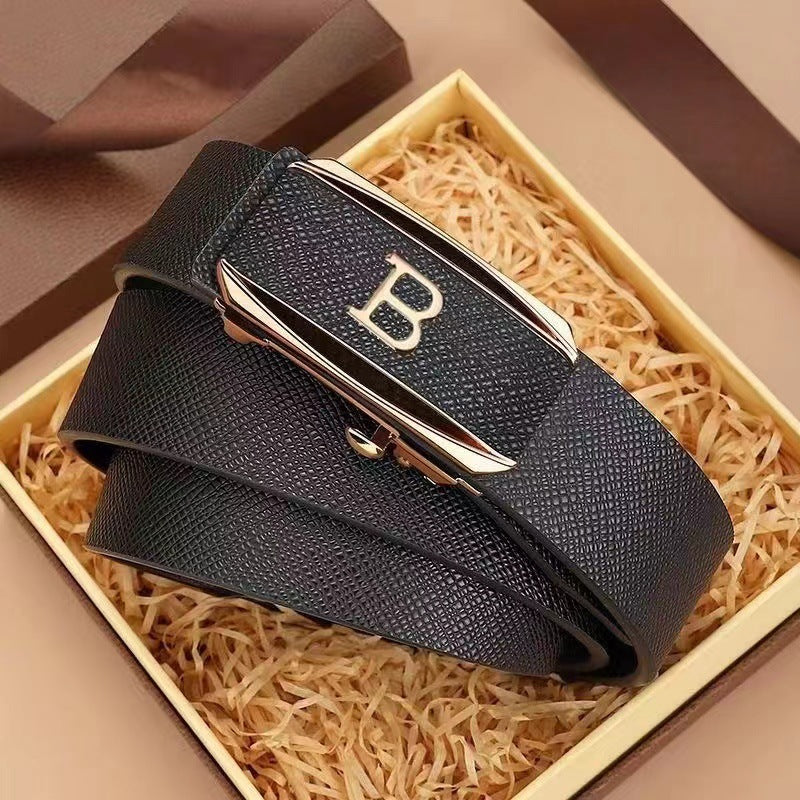 Men's Toothless Inner Wear Automatic Buckle Casual Belts