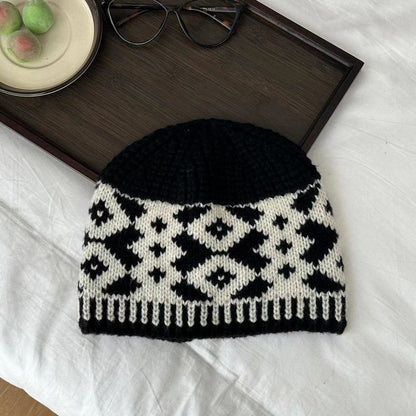 Women's & Men's Woolen Warm Big Head Circumference Hit Hats & Caps