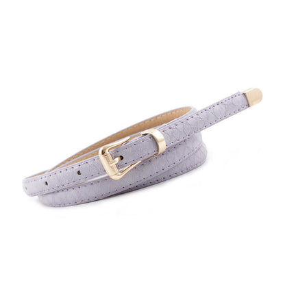 Women's Serpentine Thin Korean Style Fashion Dress Belts