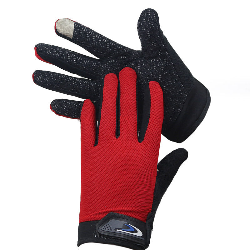 Men's Sun Protection Half Lure Fishing Flying Outdoor Touch Screen Gloves