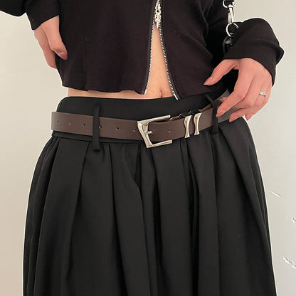 Female Design Sense Niche Decorative Summer Black Korean Style Belts