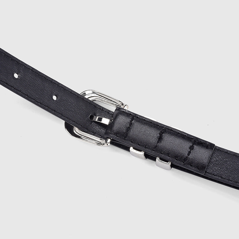 Women's Buckle Decorative Thin High Sense Simple Leisure Belts