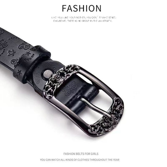 Women's Vintage Decorative Pin Buckle Waist Seal Belts