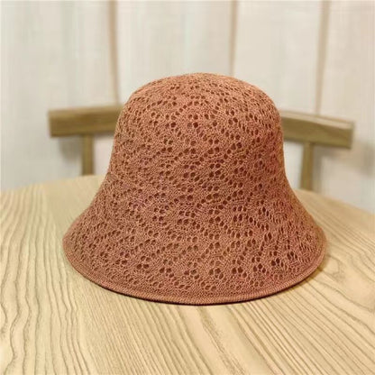 Female Summer Double-sided Bucket Korean Style Versatile Hats & Caps