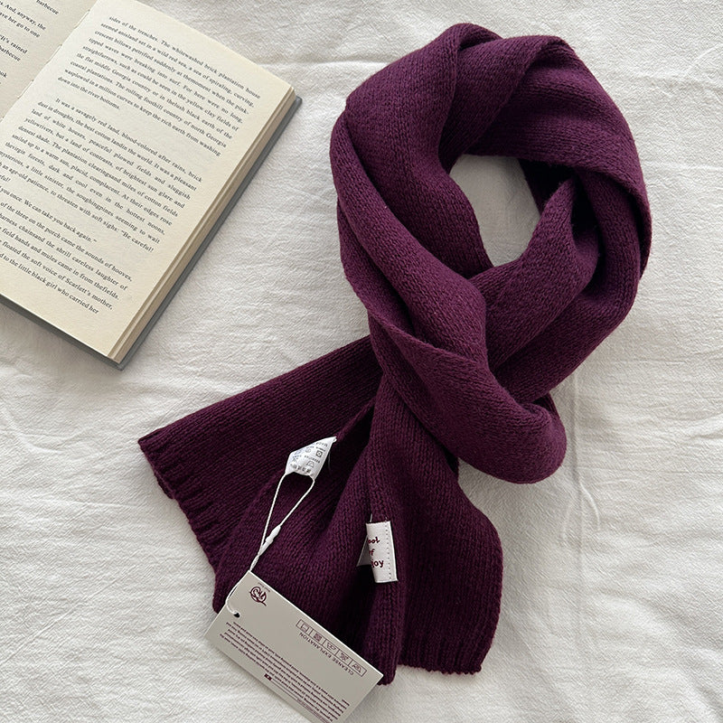 Women's & Men's Australian Pure Cotton Wool Color Winter Scarfs