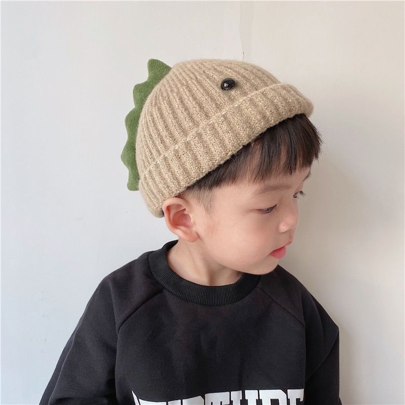 Hat Cute Super Dinosaur Woolen Boys Kids' Headwear