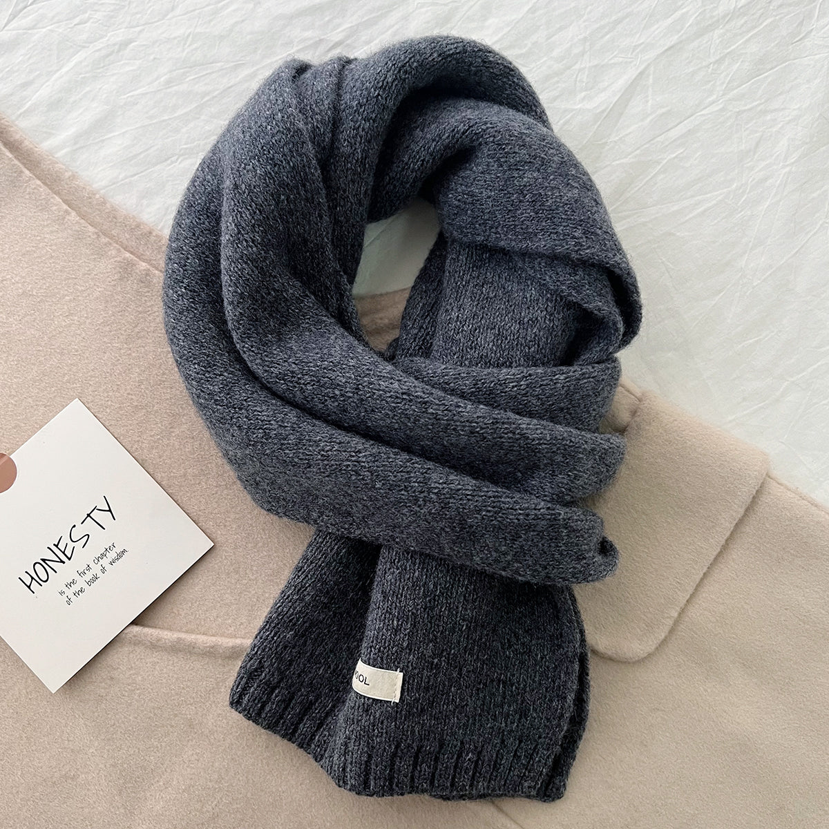 Women's & Men's Selected Australian Pure Cotton Wool Color Scarfs