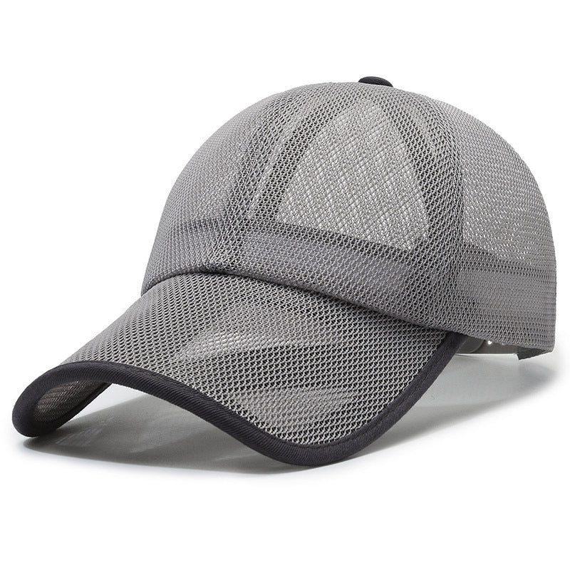 Women's & Men's Hat Summer Full Mesh Baseball Sun Breathable Hats & Caps