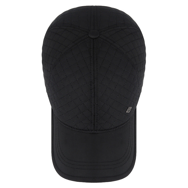 Men's Truss Embroidered Hat Fleece-lined Thickened Peaked Hats & Caps