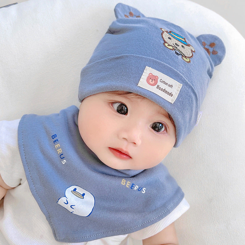 Boys Sleeve Cotton Cloth Sleep For Kids' Headwear