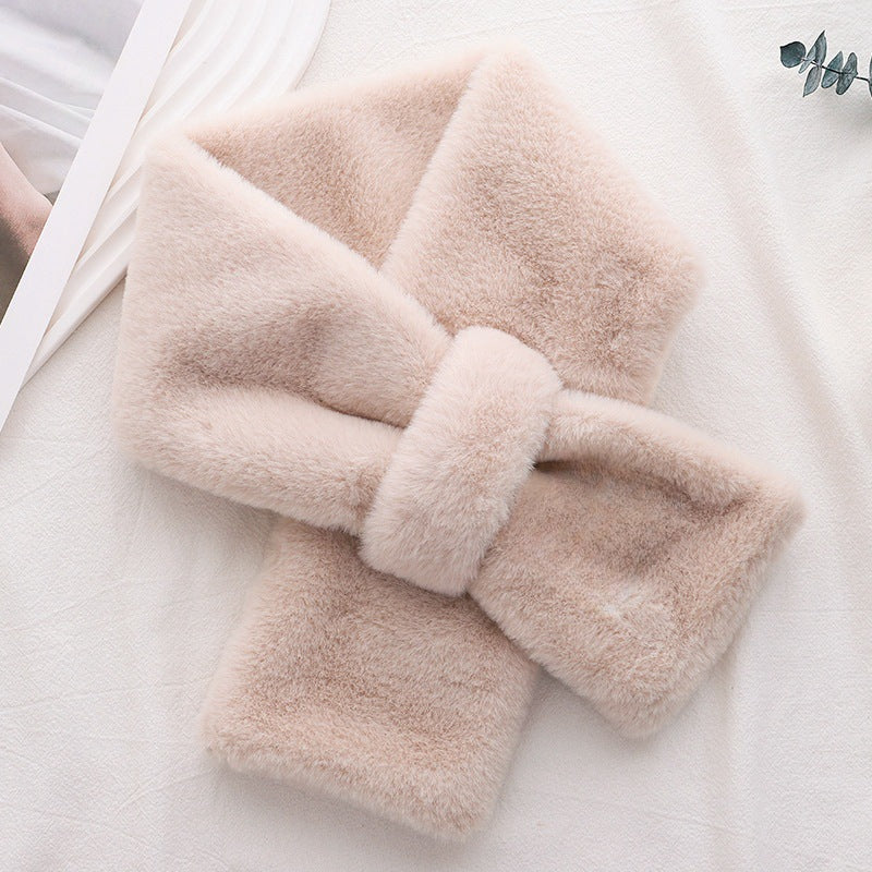 Warm Imitation Rabbit Fur Fake Collar Super Scarfs