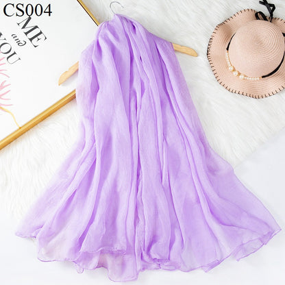 Women's Thin Elegant Mother Summer Sun Protection Face Cover Scarfs