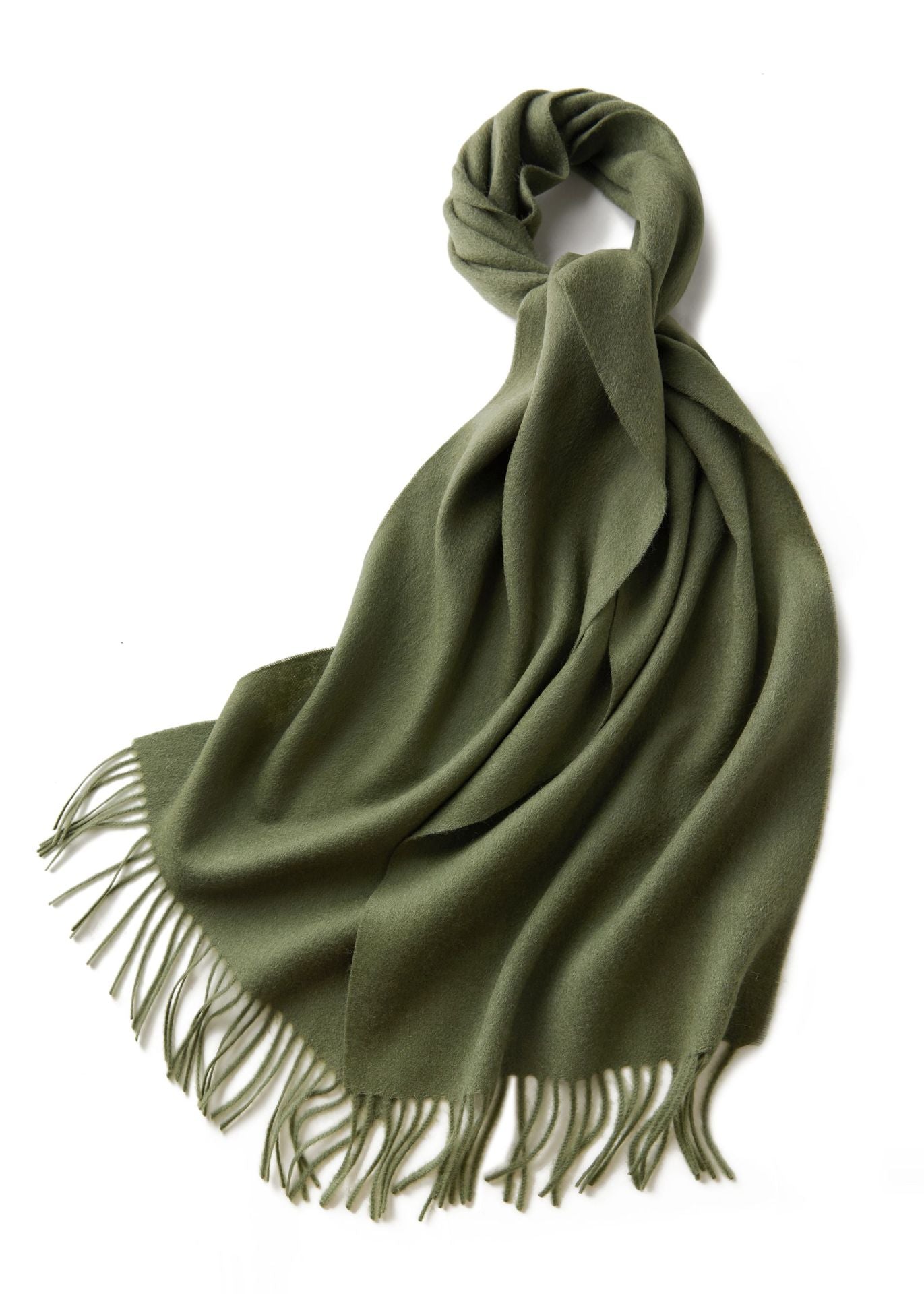 Women's Solid Color Thickened Warm Shawl Simple Scarfs