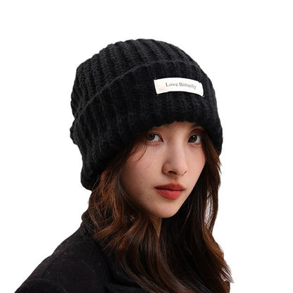 Women's Beanie Big Head Circumference Woolen Small Hats & Caps