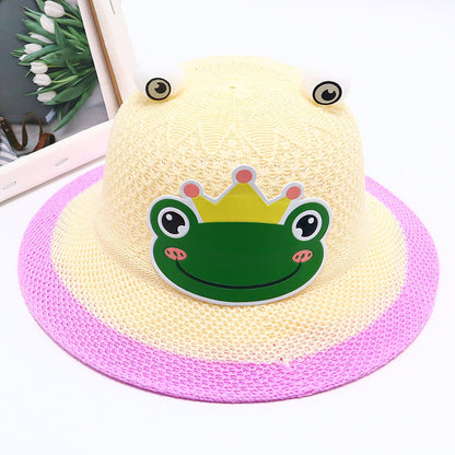 Children's Straw Summer Fisherman Boy Sun Protection The Kids' Headwear