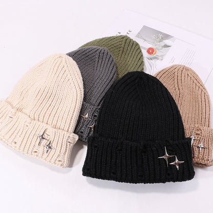 Hat Outdoor Fashionable Warm Windproof Beanie Hats & Caps