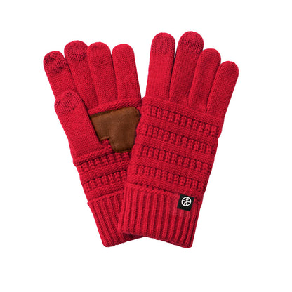 Warm Outdoor Windproof Knitting Wool Cycling Thickened Gloves