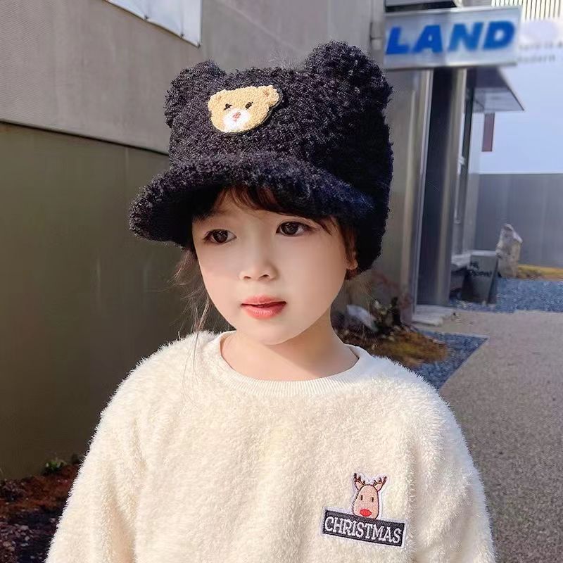 Children's Cute Super Warm Berber Fleece Topless Kids' Headwear