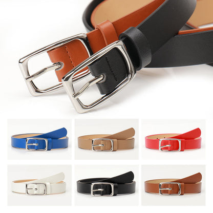 Women's Korean Style Trendy Wild Pin Buckle Belts