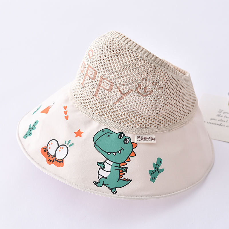 Children's Sun Hat Summer Boy Topless Uv Kids' Headwear