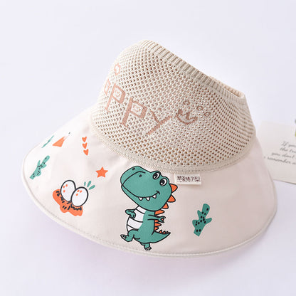 Children's Sun Hat Summer Boy Topless Uv Kids' Headwear