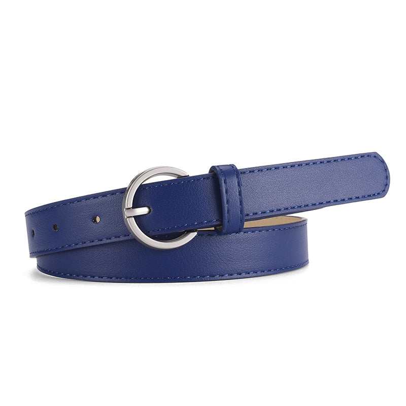 Women's Affordable Luxury Style Solid Color Jeans Belts