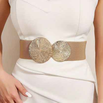 Fashion Female Ornament Coat With Dress Waist Belts