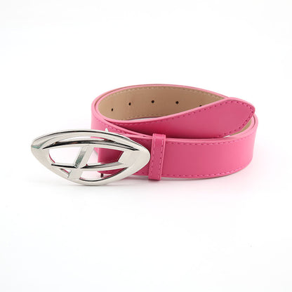 Female Ornament Casual Smooth Buckle Korean Belts