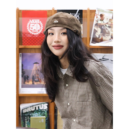 Women's & Men's Style Simple Reverse Wear Beret Casual Painter Hats & Caps