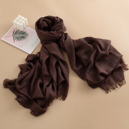 Women's Color Thin High-grade Long Air Conditioning Scarfs