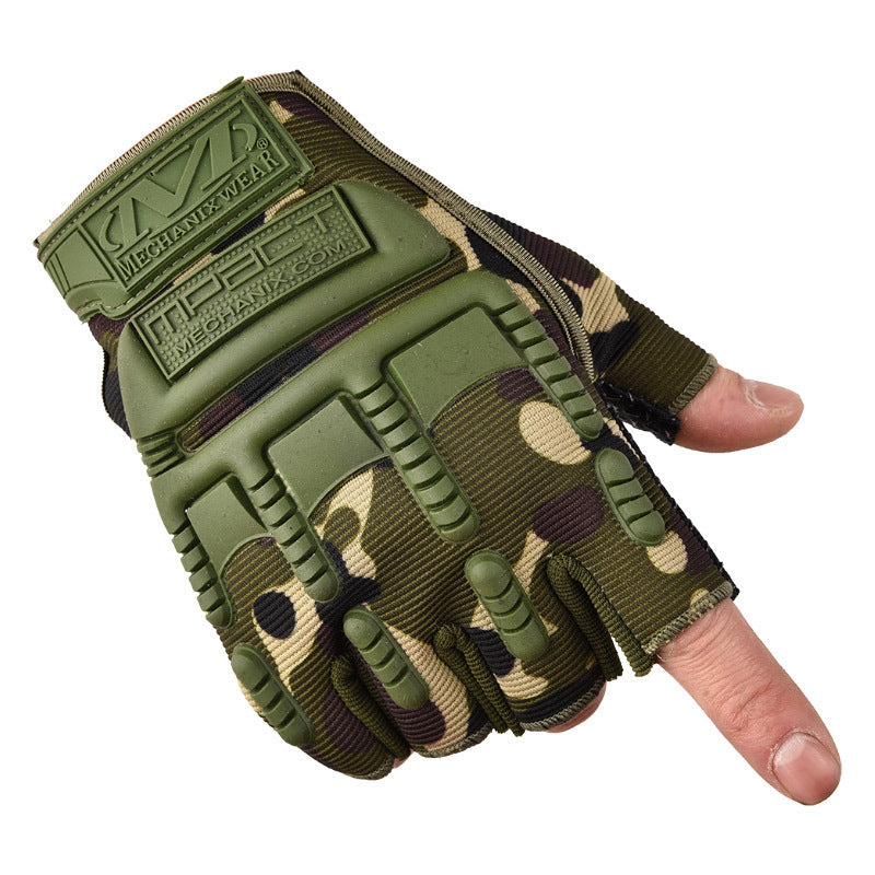 Free Soldier Half Finger Tactical Sunscreen Seal Gloves