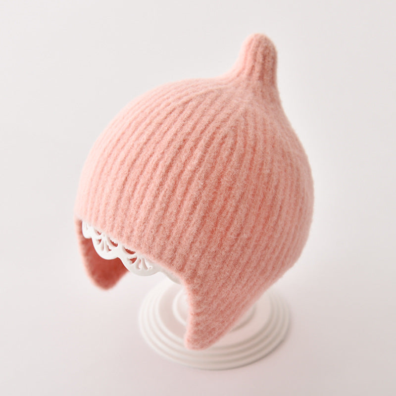 Cute Knit Male Female Knitted Ear Kids' Headwear