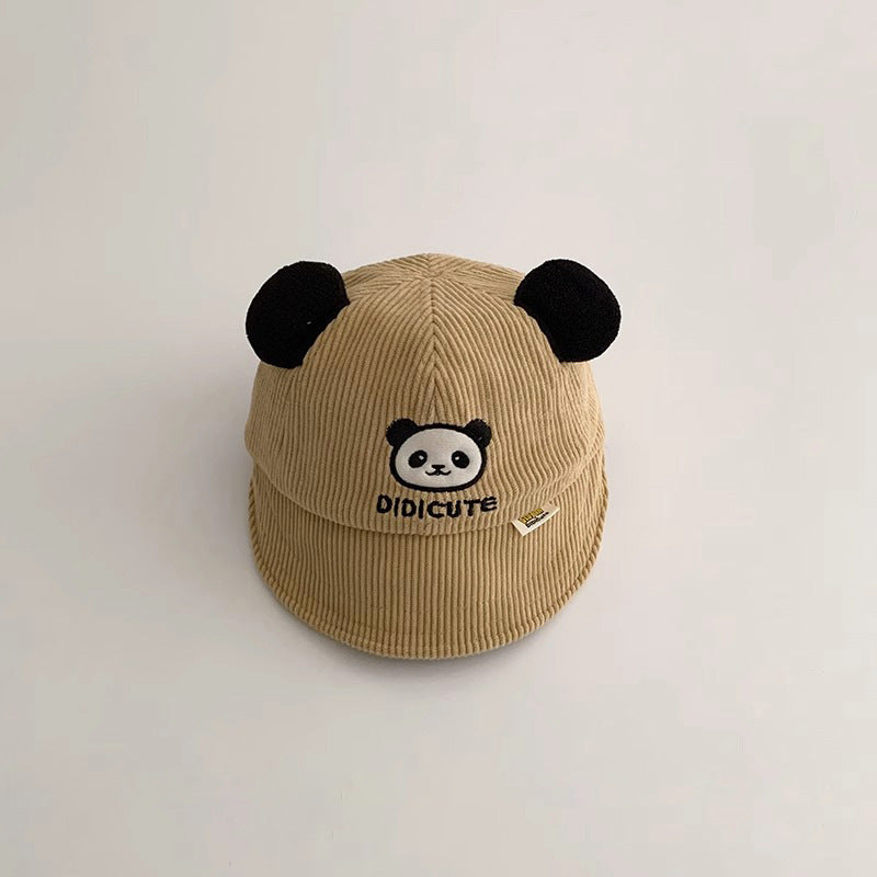 Fashion Hat Cute Panda Warm Peaked Kids' Headwear